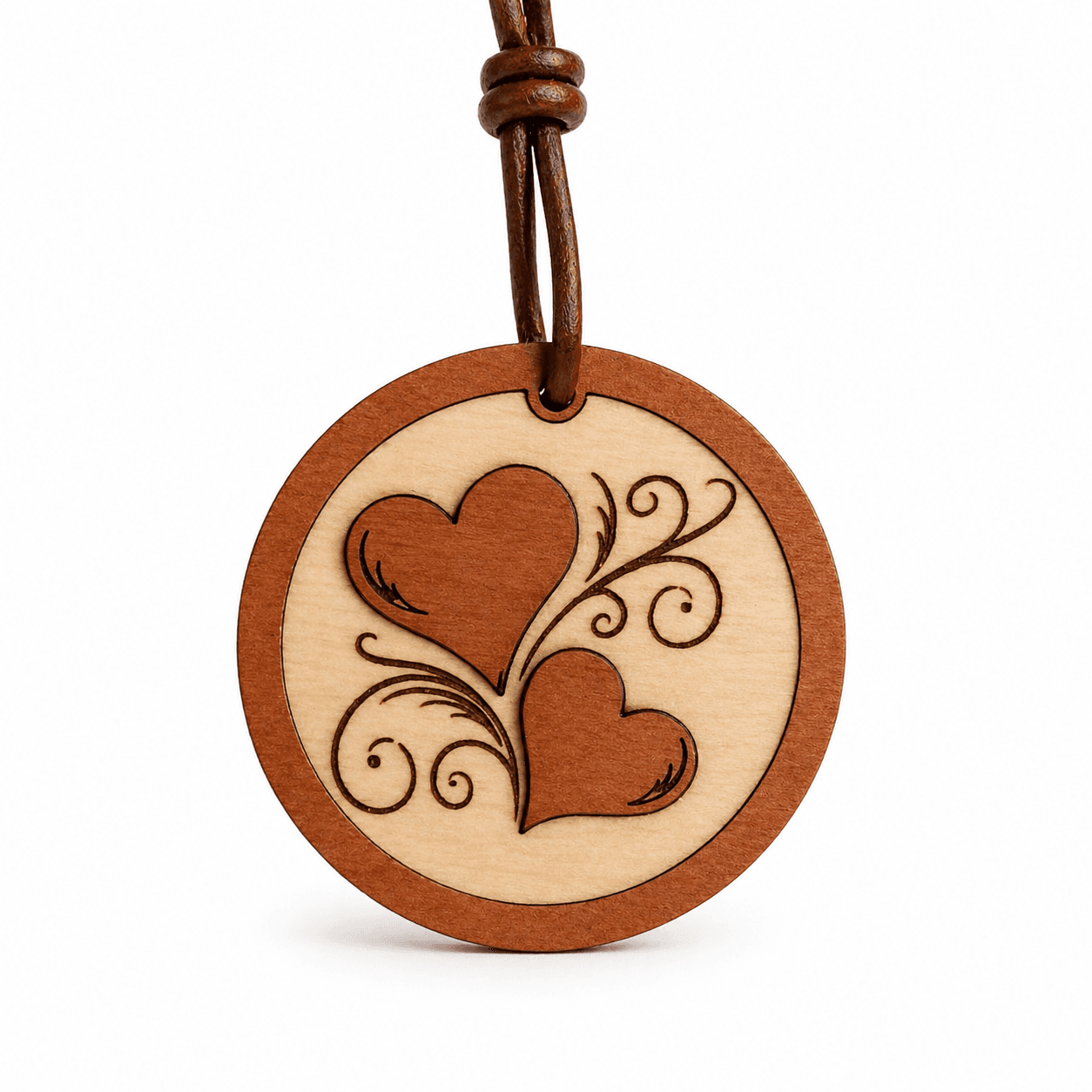 Double Heart Necklace